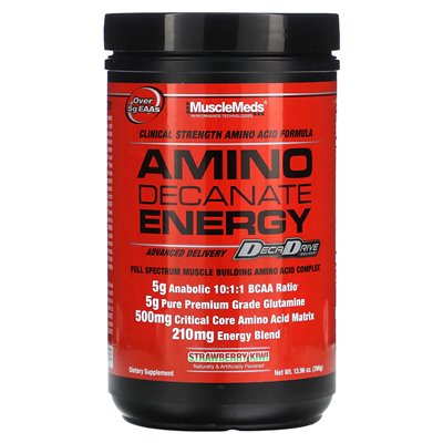 Musclemeds, Amino Decanate Energy, Strawberry Kiwi, 13.96 oz (396 g)