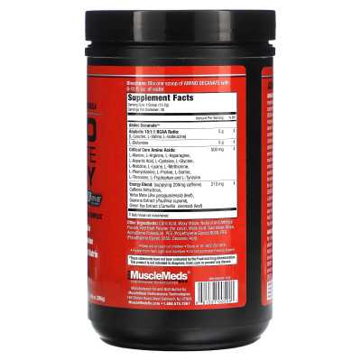 Musclemeds, Amino Decanate Energy, Strawberry Kiwi, 13.96 oz (396 g)