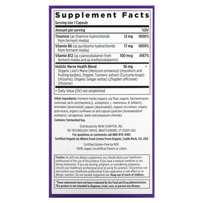 New Chapter, Holistic Nervous Health, 30 Capsules