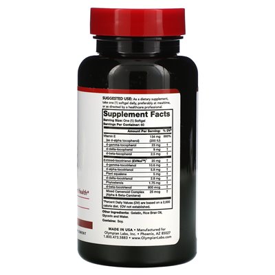 Olympic Laboratories, Komplettes Vitamin E, 60 Soft