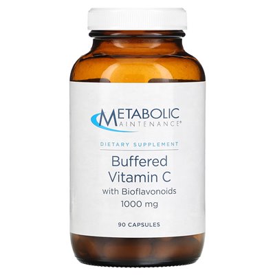 Metabolic Maintenance, gepuffertes Vitamin C mit Bioflavonoiden, 1000 mg, 90 Kapseln