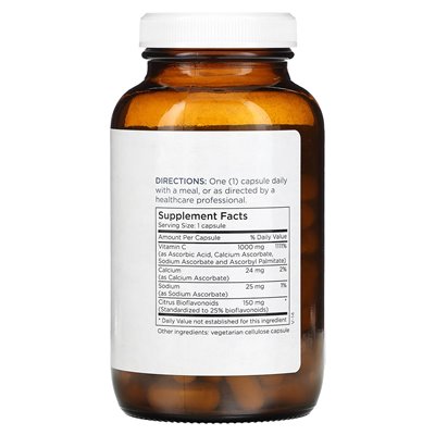 Konserwacja metaboliczna, buforowana witamina C z bioflawonoidami, 1000 mg, 90 kapsułek Konserwacja metaboliczna, buforowana witamina C z bioflawonoidami, 1000 mg, 90 kapsułek