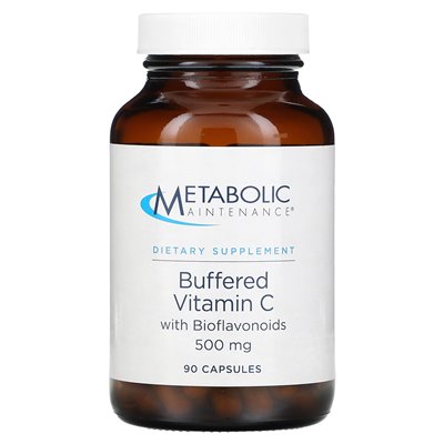 Metabolic Maintenance, gepuffertes Vitamin C mit Bioflavonoiden, 500 mg, 90 Kapseln