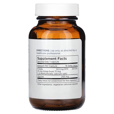 Metabolic Maintenance, L-Methylfolate, 5mg, 90 Capsules
