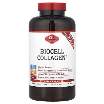 Olympian Labs, BioCell Collagen®, 300 kapsułek