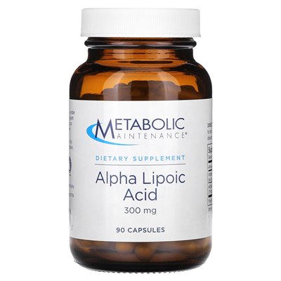 Metabolic Maintenance, Alphasäure, 300 mg, 90 Kapseln