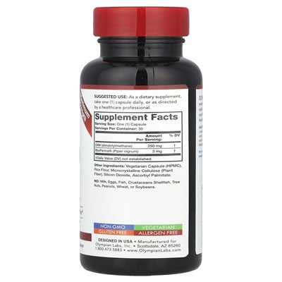 Olympic Laboratories, DIM-250, 30 Vegetarian Capsules