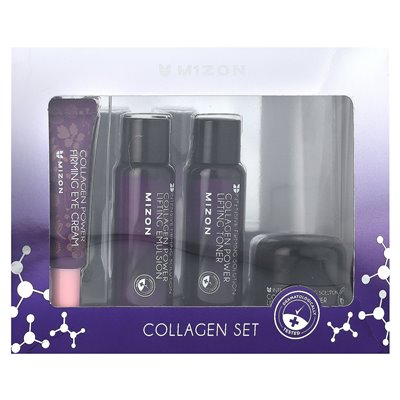 Mizon, Mini-Kollagen-Set, 4-teiliges Set Mizon, Mini-Kollagen-Set, 4-teiliges Set