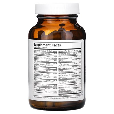 Metabolic Maintenance, Large with Iron, 90 Capsules