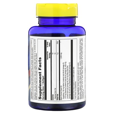 Life of Nature, Blackcurrant Oil, 1000 mg, 60 soft