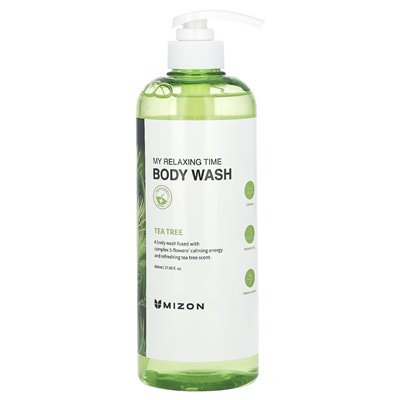 Mizon, mój relaksujący czas, mycie ciała, drzewo herbaciane, 27,05 fl oz (800 ml)