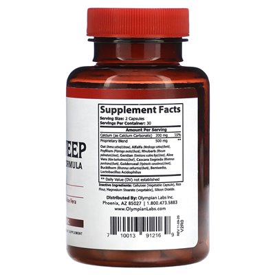 Olympic Labs Colon Sweep Total Cleanse Formula 60 Vegetarian Capsules Olympic Labs Colon Sweep Total Cleanse Formula 60 Vegetarian Capsules