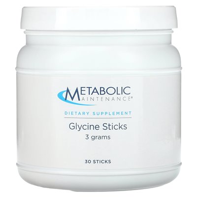 Konserwacja metaboliczna, patyki glicyny, 30 patyków, (3 g) każdy