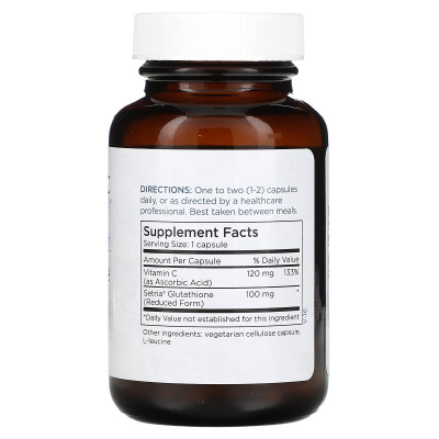 Metabolic Maintenance, L-Glutathion, 100 mg, 60 Kapseln