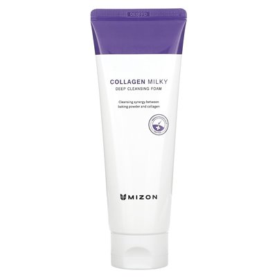 Mizon, Milchiges Kollagen, Tiefenreinigungsschaum, 5,29 oz (150 g)
