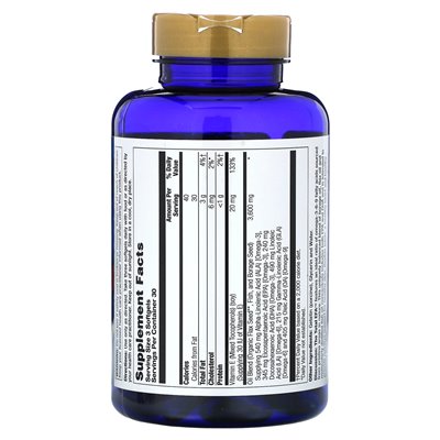 Nature's Life, Gesamt-EFA, Omega 3-6-9, 1200 mg, 90 weiche