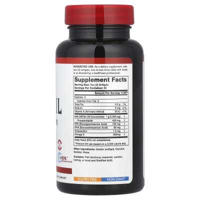 Olympian Labs, Krill Oil, 1000 mg, 60 softgels (500 mg na softgel)