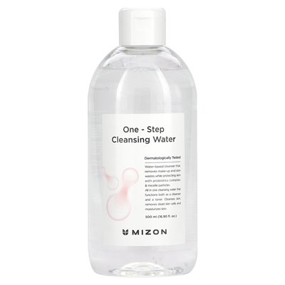 Mizon, One - Step Cleansing Water, 16,9 fl oz (500 ml)