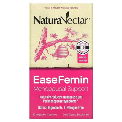 Naturanectar, Easefemin, MenopauSal Support, 30 Gemüsekapseln