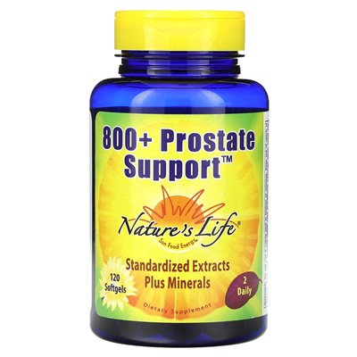 Nature's Life, 800+ Prostata-Unterstützung, 120 Kapseln