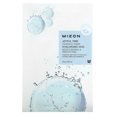 Mizon, Joy Essence Essence, Beauty Mask, Hyaluronic Acid, 1 Sheet, 0.81 oz (23 g) Mizon, Joy Essence Essence, Beauty Mask, Hyaluronic Acid, 1 Sheet, 0.81 oz (23 g)