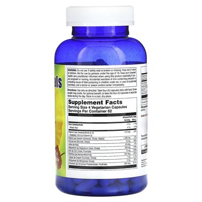 Nature's Life, Mega Minerals, 250 vegetarische Kapseln