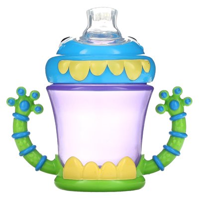 Nuby, iMonster Chwyt i Siorb Cup, 4 + Miesięcy, 7 uncji (210 ml)