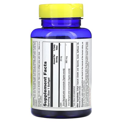 Życie natury, luteina, 20 mg, 100 miękkich