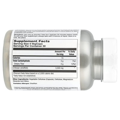 Natural Balance, Super Chitosan 3000, 3 000 mg, 120 kapsułek wegetariańskich Natural Balance, Super Chitosan 3000, 3 000 mg, 120 kapsułek wegetariańskich