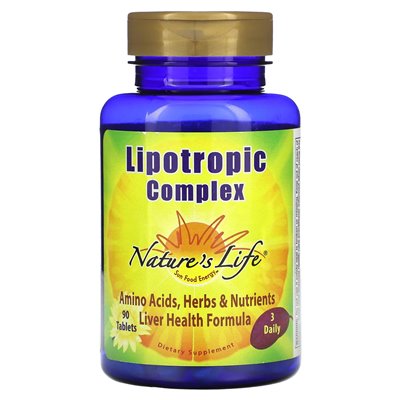 Life of Nature, Lipotropic Complex, 90 Tablets
