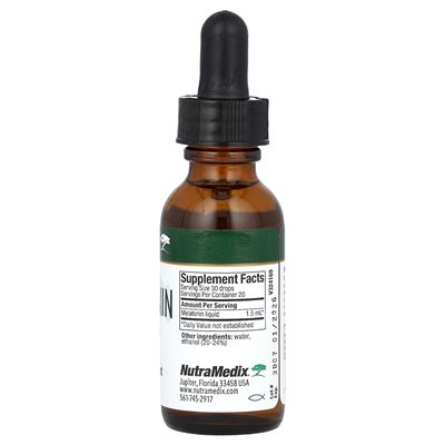 Nutramedix, melatonina, 1 Fl Oz (30 ml)