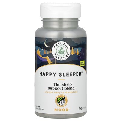 Naturalny równowaga, szczęśliwy sleeper, 60 warzyw Vegcaps