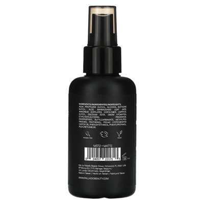 Palladio, 4ever +, makeup spray, long-lasting matte finish, 3.4 fl oz (100 ml)