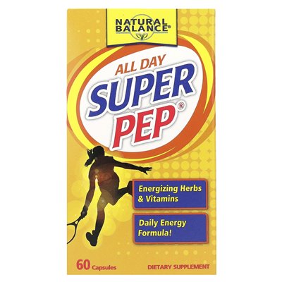 Naturalna równowaga, cały dzień super pep, 60 kapsułek
