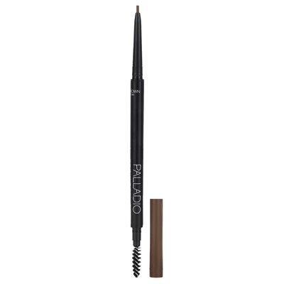 Palladio Micro Brow Defining Pencil, Medium Brown MBR02, 0.0016 oz (0.045 g)