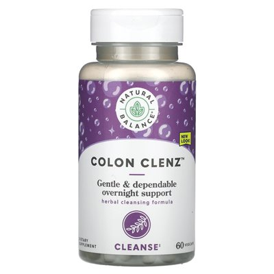 Natural Balance, Colon Clenz, 60 VegCaps