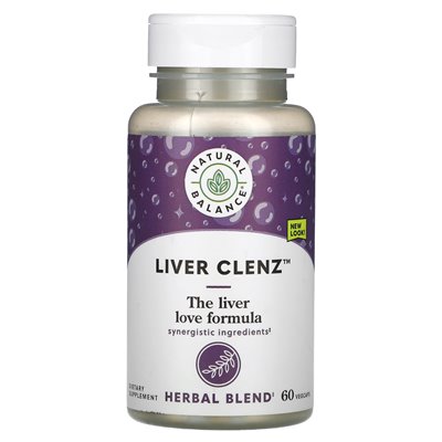 Naturalny równowaga, wątroba Clenz, 60 Vegcaps