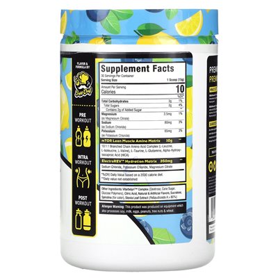 Musclesport, BCAA, Revolution, Blueberry Lemonade, 15.9 oz (450 g)