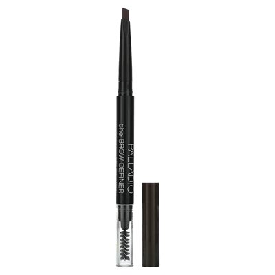 Palladio, Brow Definer, einziehbarer Augenbrauenstift, Dunkelbraun PBD04, 0,0084 oz (0,24 g)