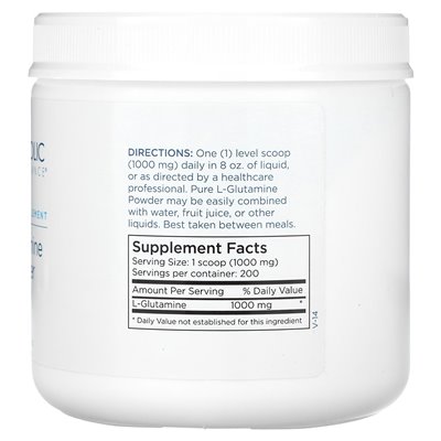 Konserwacja metaboliczna, proszek L-glutamina, 7 uncji (200 g) Konserwacja metaboliczna, proszek L-glutamina, 7 uncji (200 g)