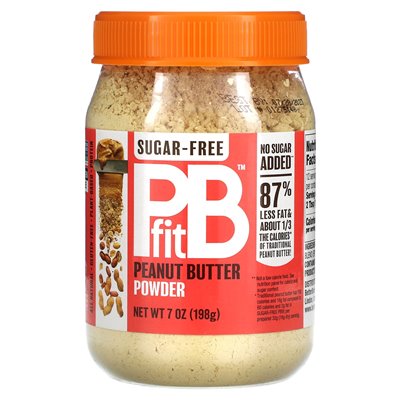 PBFIT, Erdnussbutterpulver, zuckerfrei, 7 Unzen (198 G)