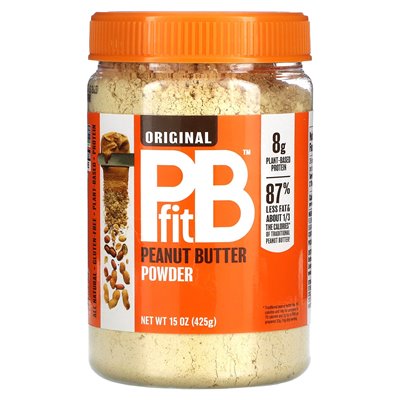 PBFIT, proszek z masłem orzechowym, oryginał, 15 uncji (425 g)