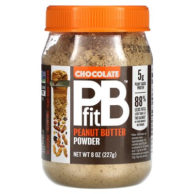 PBFIT, Peanut Butter Powder, Chocolate, 8 oz (227 g)