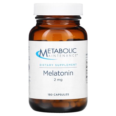 Metabolic Maintenance, Melatonin, 2mg, 180 Capsules