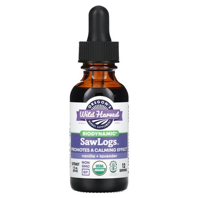 Oregon's Wild Harvest, Biodynamic, Sawlogs, wanilia + lawenda, 1 fl oz (30 ml)