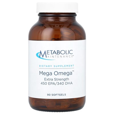 Konserwacja metaboliczna, mega omega, dodatkowa siła, 90 miękkich