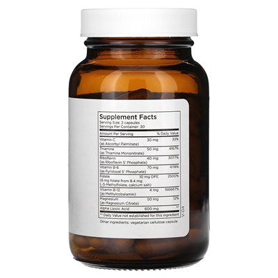 Utrzymanie metaboliczne, nerwy, 60 kapsułek