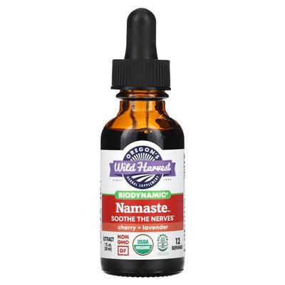 Oregon's Wild Harvest, Biodynamisch, Namaste, Kirsche, Lavendel, 1 Fl Oz (30 ml)