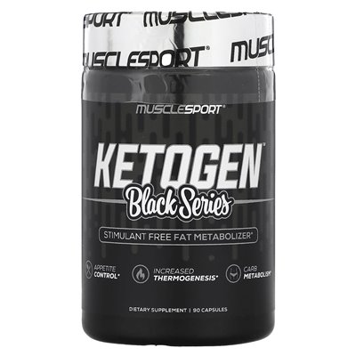 Musclesport, Black Series, ketogen, 90 kapsułek