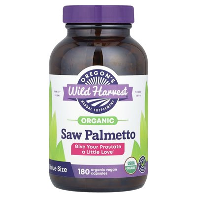 Dzikie żniwa Oregon, Palmetto, 180 organicznych kapsułek wegańskich Dzikie żniwa Oregon, Palmetto, 180 organicznych kapsułek wegańskich